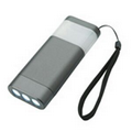 Gunmetal Gray LED Lantern Flashlight with Strap